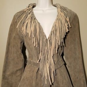 🌻Wilson's Leather Fringe Jacket Large🌻